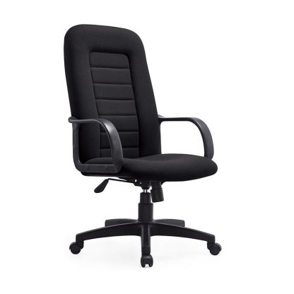 Blue colour office chair with a foamed backrest and gas lift by Alpha