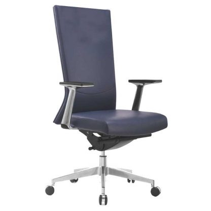 Height adjustable high-density foam office chair with Alpha Industries