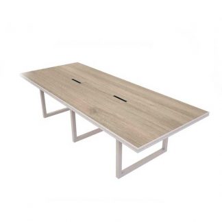 Scratch-resistant wooden office table by Alpha