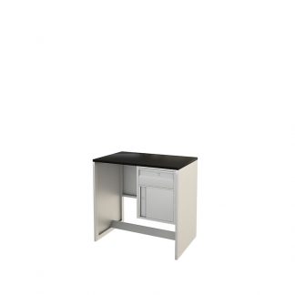 Metal standard table with drawers from Alpha