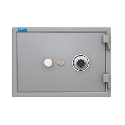 Alpha home safe with 1 key lock and combination