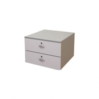 Sahara steel drawer with two drawers from Alpha