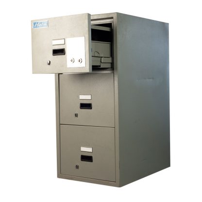 Fire-resistant 3 drawer filing cabinet by Alpha Sri Lanka