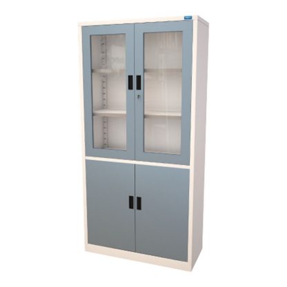 Sahara Display Cupboard with secure locks, adjustable shelves and cabinet