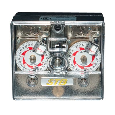 T3 Alpha two-movement time clock with a tolerance for weight