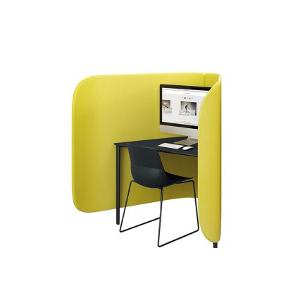 Individual cellular booth office workstation from Alpha